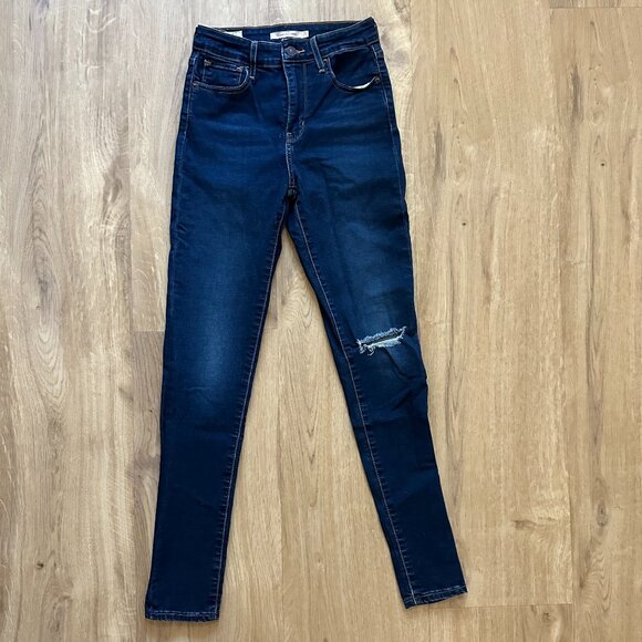 Levi's Denim - Levi's 721 High Rise Skinny Jean in Distressed - 25